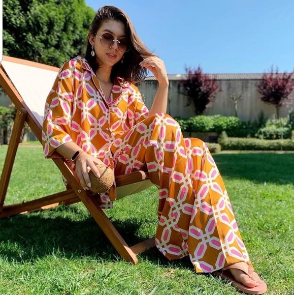 Zara Pajama pants + top Co-Ord set - Picture 5 of 16